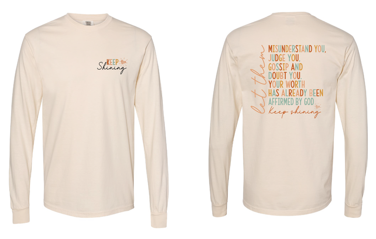 Keep Shining Long Sleeve Tee – Meraki Mamas Boutik