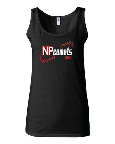 NP Comets Baseball Ladies Tank