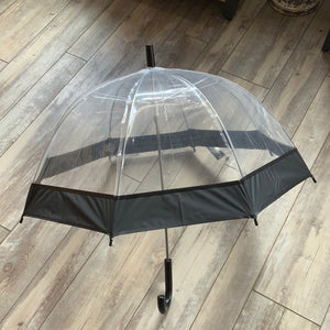 See thru umbrellas